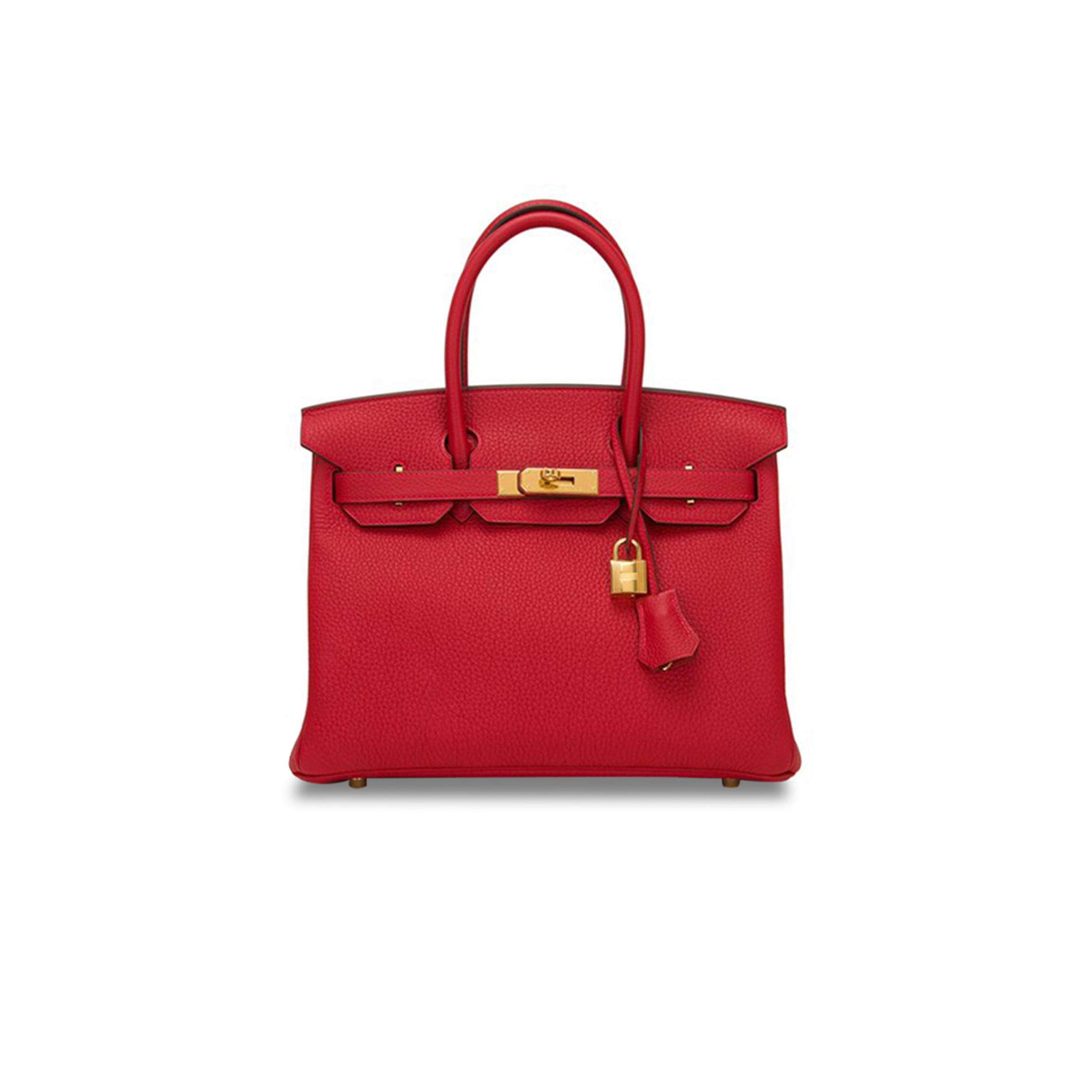 HERMÈS BIRKIN 25 TOGO ROUGE CASAQUE GOLD HARDWARE (25*20*13cm) 